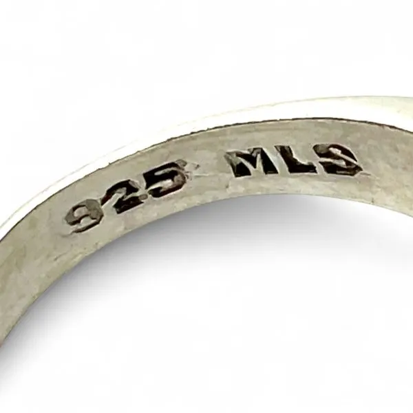 Sterling Silver Modern Styled Polished Bypass Ring Size 9