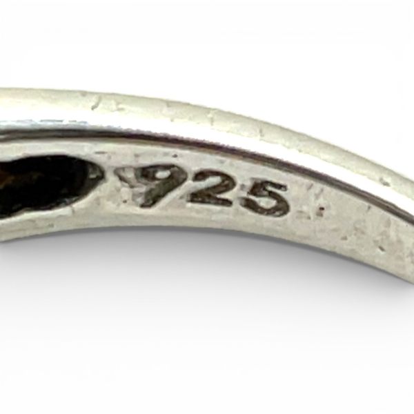Sterling Silver Men's Ring With 0.02ct White Diamonds In Two Row Design - Rhodium Plated, Bold Statement Ring