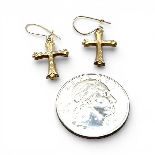 cross fish hook Shields of Strength Matthew 4:19 Necklace for Men Stainless Steel or Gold Plated Christian Jewelry Engraved Follow Me and I Will Make You Fishers of Men and salvation Dangle Cross Fishhook Earrings Cubic