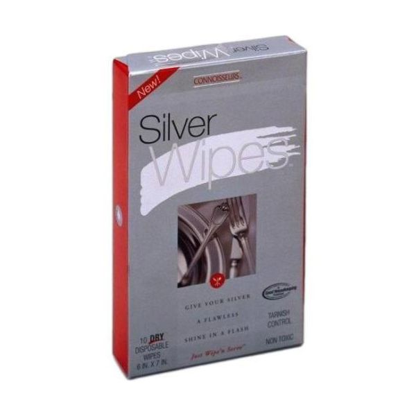 Connoisseurs Silver Wipes Silver Polish Metal Polishes