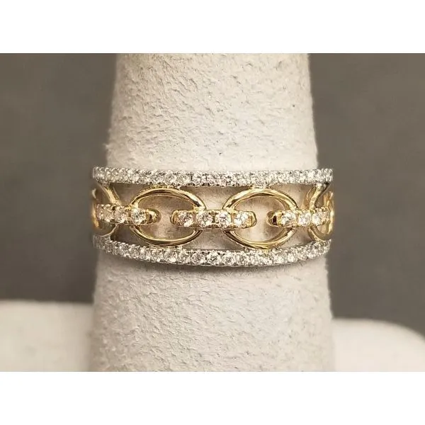 14k T/T Fashion Diamond Ring