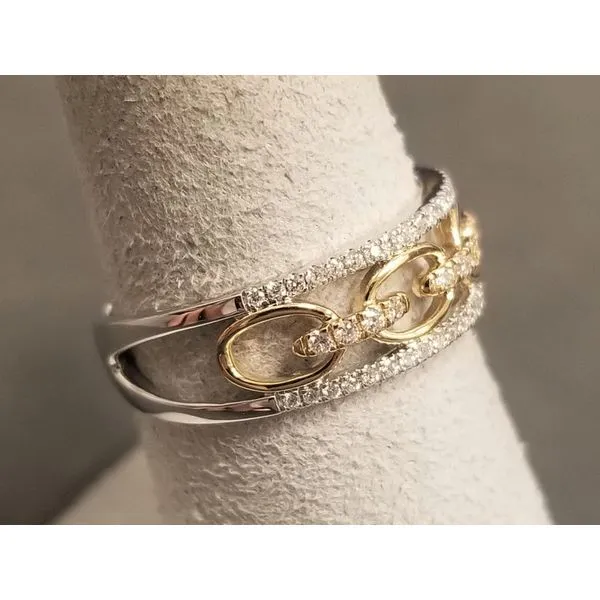 14k T/T Fashion Diamond Ring