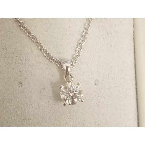14kw 3/4ct Diamond Pendant