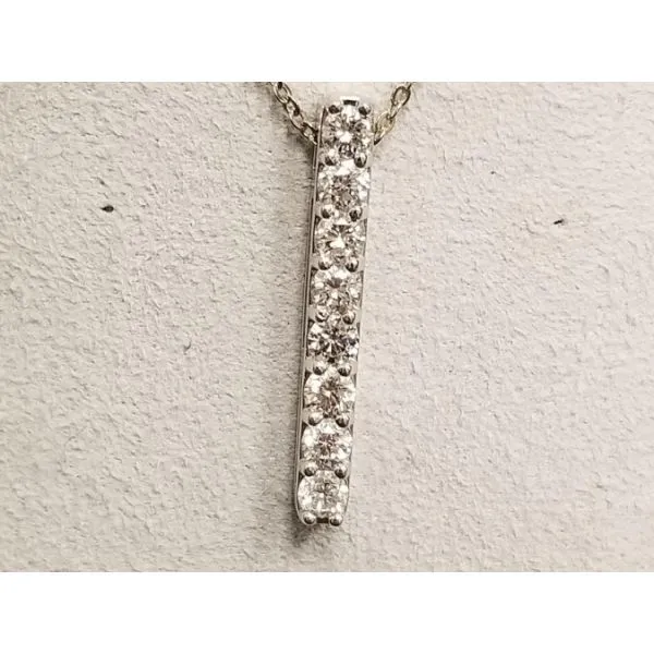 14kw Diamond Bar Pendant similar item image