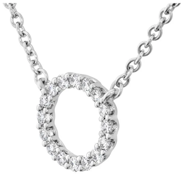 18K White Gold Fulfillment Pendant Necklace