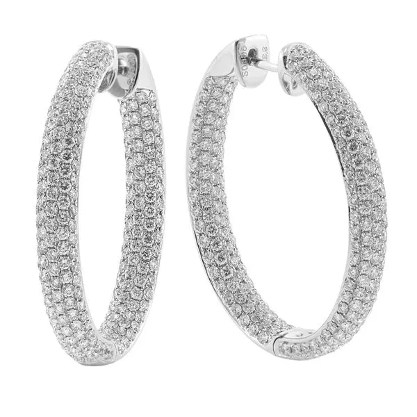 18K White Gold EARRINGS