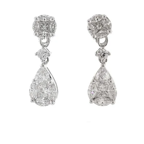 18K White Gold EARRINGS similar item image