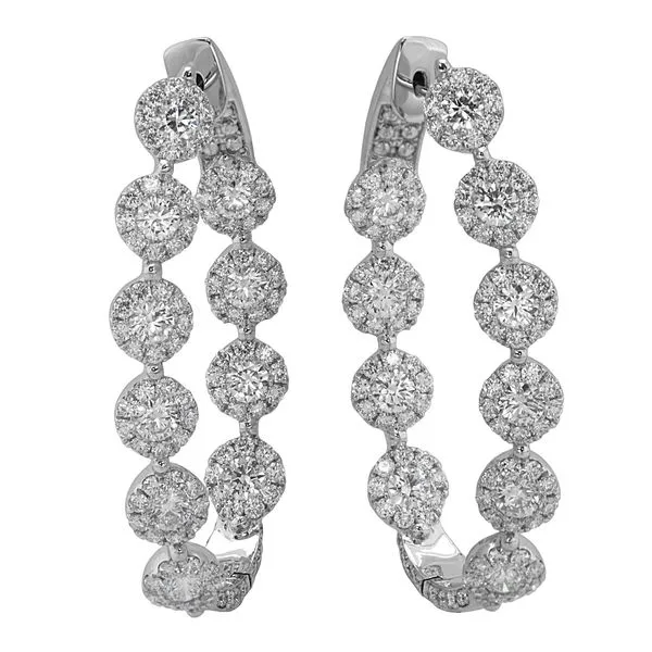 18K White Gold EARRINGS