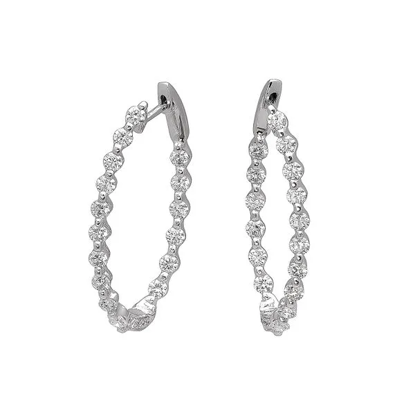 18K White Gold EARRINGS