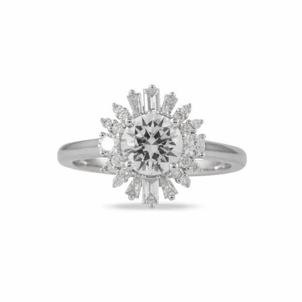 Little Bird Bridal 18K White Gold Diamond Ring