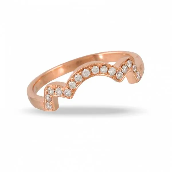 Little Bird Bridal 18K Rose Gold Diamond Band