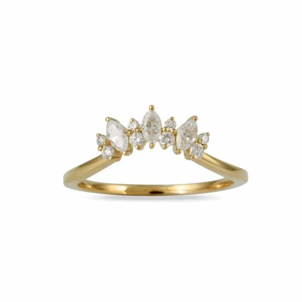 Little Bird Bridal 18K White Gold Diamond Band