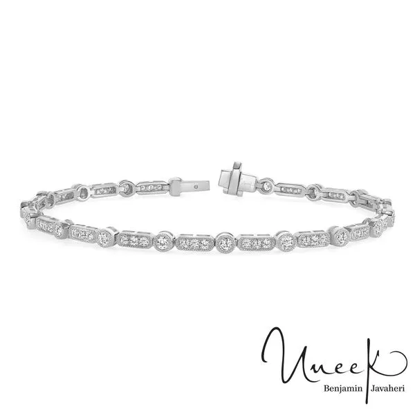 Uneek Diamond Fashion Bracelet in 18K White Gold