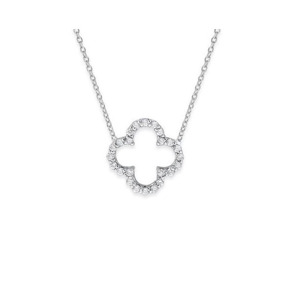Diamond Clover Necklace Mystique Jewelers Alexandria, VA