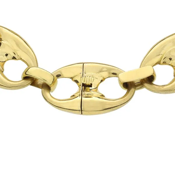 18k Yellow Gold Link Bracelets