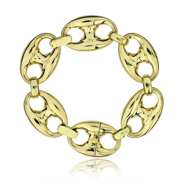 Gucci style gold bracelet Clearance