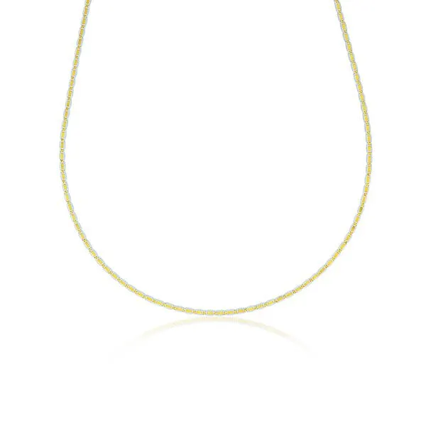 Mariner Link Chain Necklace in 14K Yellow Gold