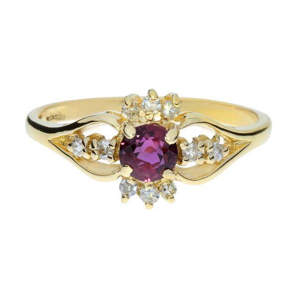 14K Ruby & Diamond Ring Image 3 Purple Creek Holly Springs, NC
