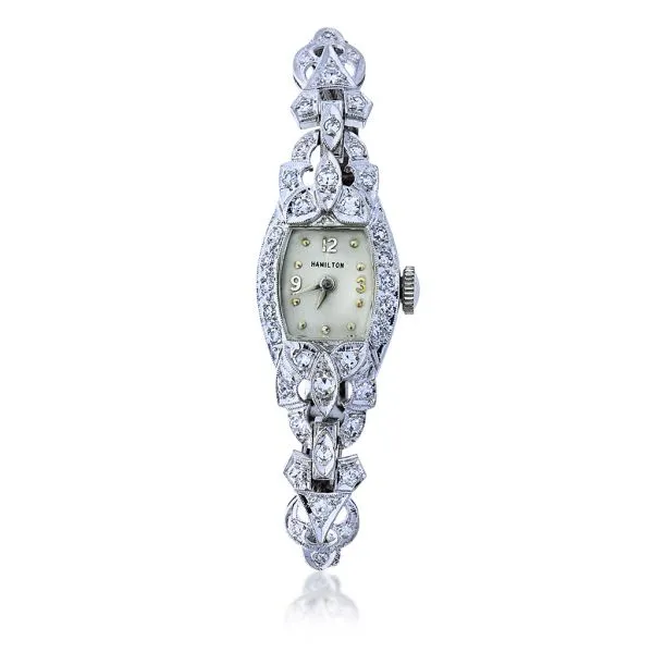 Hamilton 14k diamond watch Clearance