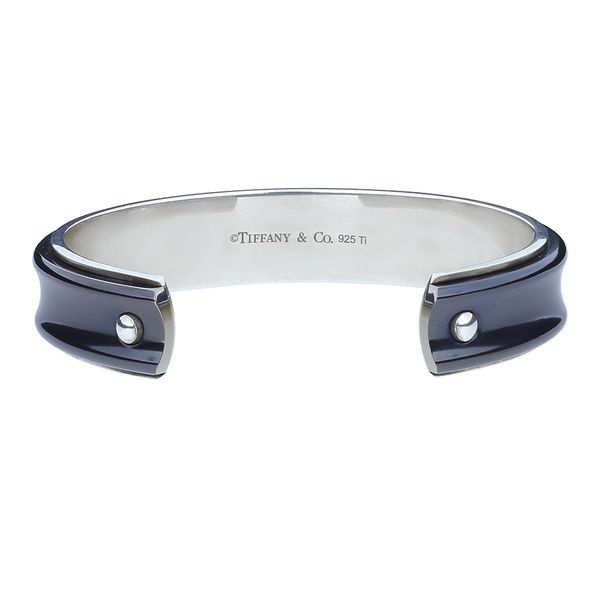 Tiffany & Co Sterling and Titanium Midnight 1837 Cuff Image 4 Purple Creek Holly Springs, NC