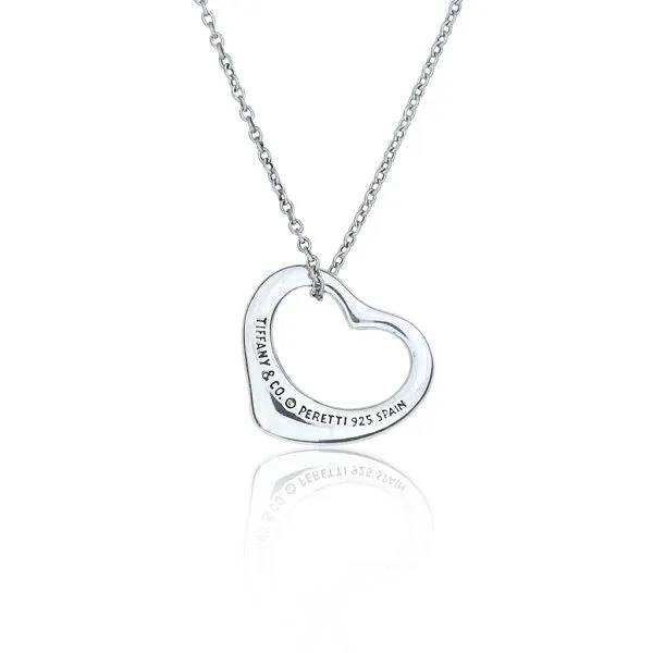 A Piece Of Me Heart Pendant Necklace In 925 Silver