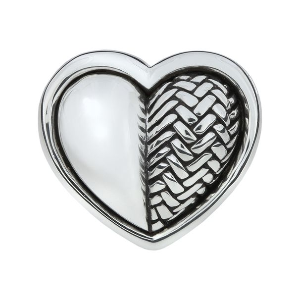 Kieselstein-Cord Sterling Silver Woven Heart Ring Image 3 Purple Creek Holly Springs, NC