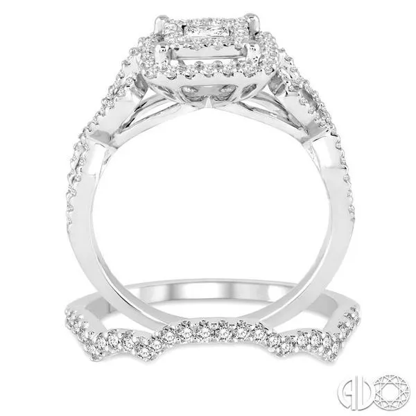 Diamond Ring Guard in 14Kt White Gold - Morgan's Treasure