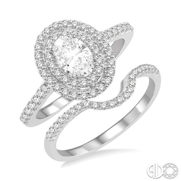 1 1/5 Ctw Diamond Wedding Set With 1 ct Engagement Ring and | Robert ...