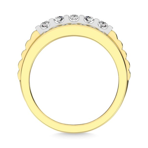 Diamond 1 Ct.Tw. Fashion Ring in 10K Yellow Gold Image 4 Robert Irwin Jewelers Memphis, TN