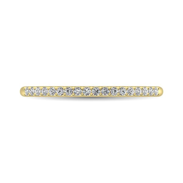10K Yellow Gold 1/10 Ctw Diamond Wedding Ring Image 4 Robert Irwin Jewelers Memphis, TN