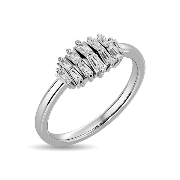 Diamond 1/4 Ct.Tw. Fashion Ring in 10K White Gold Image 2 Robert Irwin Jewelers Memphis, TN