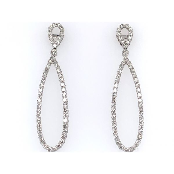 Dangle Diamond Earrings Sanders Jewelers Gainesville, FL