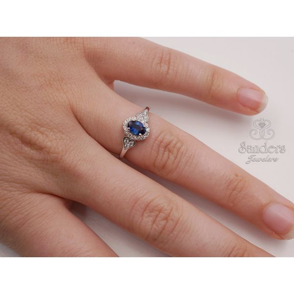 Sapphire and Diamond Ring Image 2 Sanders Jewelers Gainesville, FL