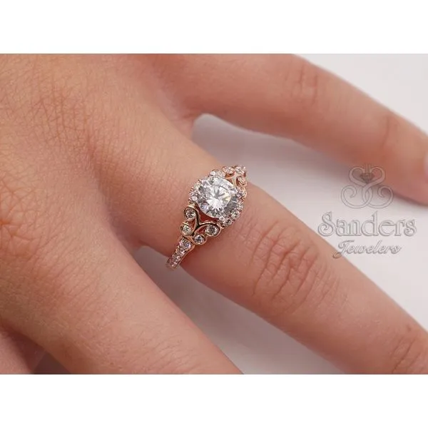 Diamond Accented Engagement Ring