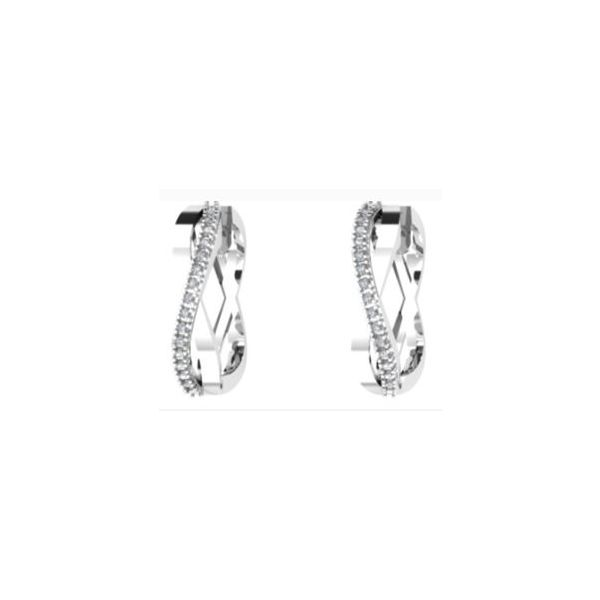 Diamond Hoop Earrings Score's Jewelers Anderson, SC
