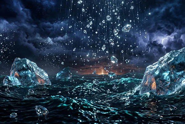 Scientists: 'Diamond Bergs' May Be Floating Deep Inside Uranus and Neptune