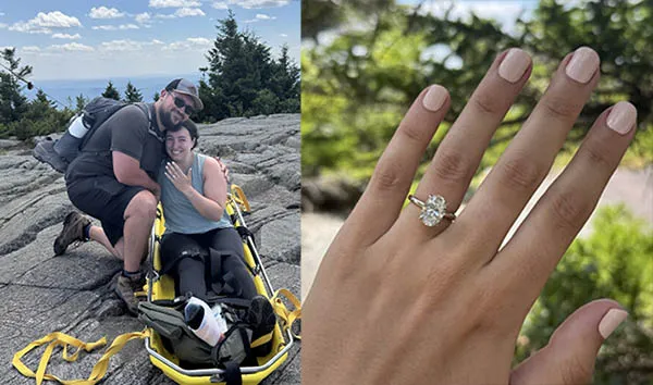Read article: Injured Hiker Says 'Yes' to Oval-Cut Diamond During NH Mountain Rescue