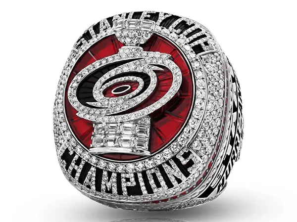 Read article: Carolina Hurricanes' Championship Ring Hides Puck Pendant, 'Stormy' Surprise