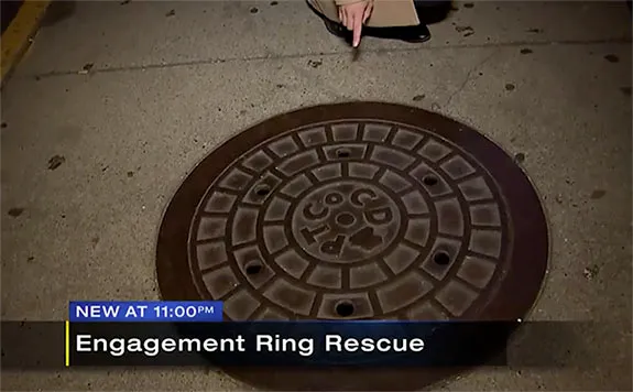 Read article: Officers Save the Day After Pittsburgh Manhole Cover Swallows Engagement Ring