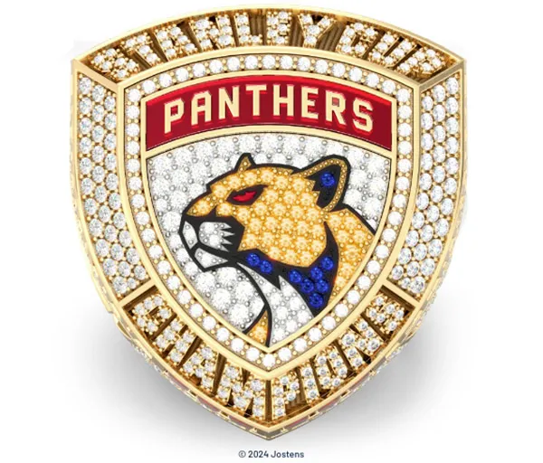 Florida Panthers Celebrate a Stanley Cup Title With Diamond and Sapphire Ring