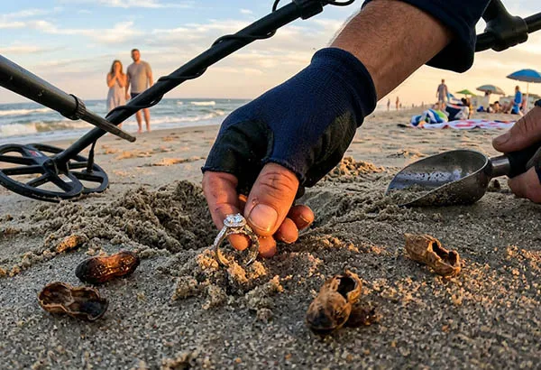 Read article: Metal Detectorist Saves Bride-to-Be's Platinum-and-Diamond Engagement Ring