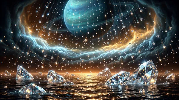 Read article: Diamond Rain, Massive Diamond Icebergs May Exist on Uranus and Neptune