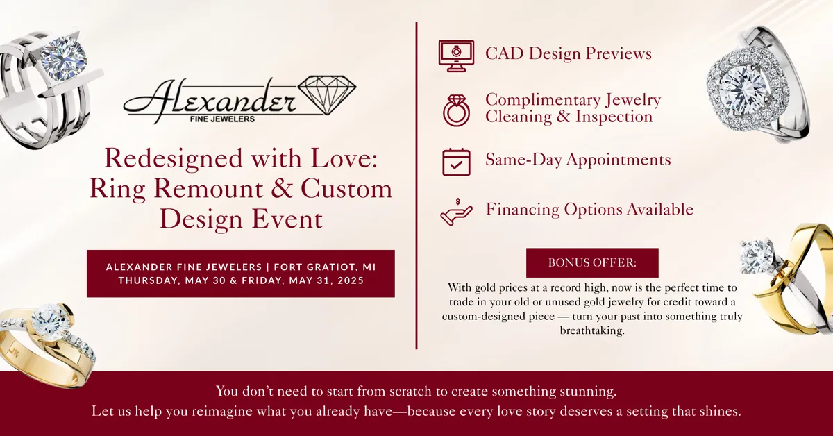 Redesigned with Love: Ring Remount & Custom Design Event
