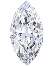 Marquise-cut diamond with brilliant facets. Click to explore Marquise collection.