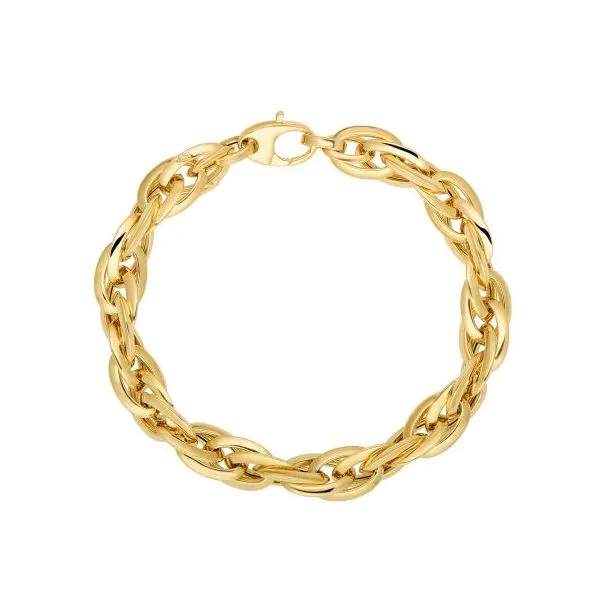 Yellow Gold Braided Bracelet - 14k and 18k - Arezzo Jewelers Elmwood Park, IL