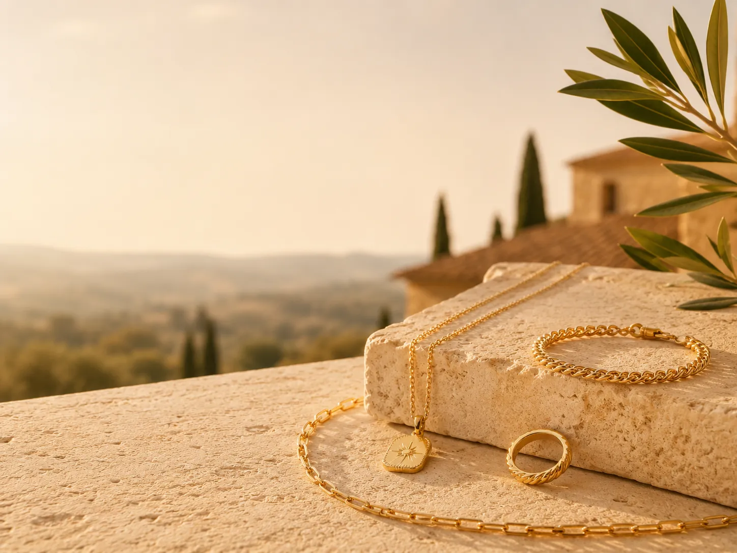Italian gold jewelry at Arezzo Jewelers in Elmwood Park Illinois
