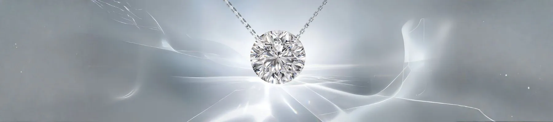 Brilliant diamond pendant on a delicate chain, showcasing Arezzo Jewelers' 