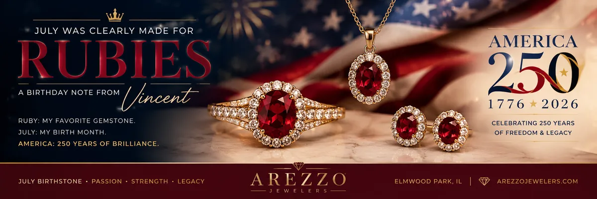 July Was Clearly Made for Rubies: A Birthday Note from Vincent