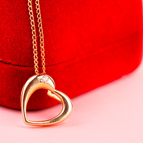 Heart Gold Pendant