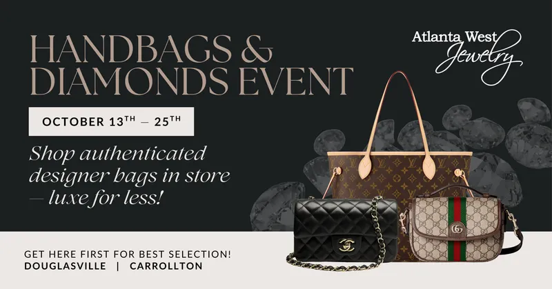 Read article: Handbags & Diamonds: 2nd Annual Pre-Owned Handbag Event